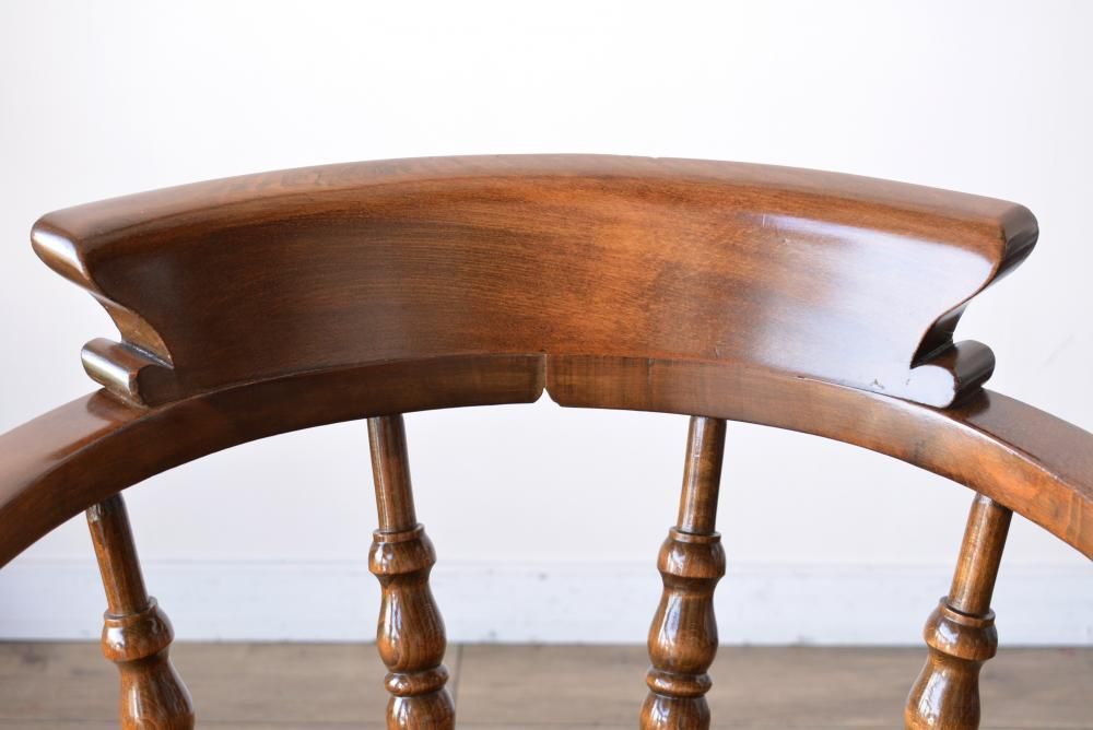 1890年代英国製キャプテンチェア｜無垢材×伝統美