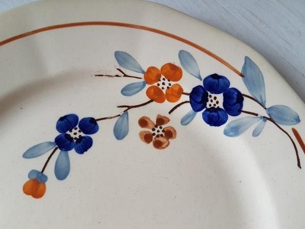 サルグミンヌ手描き花柄プレートセット - ANTIQUE LEAVES サルグミンヌ手描き花柄プレートセット - ANTIQUE LEAVES