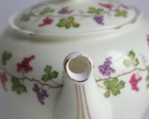 シェリーティーポット（アンティーク） アンティーク食器｜シェリー（Shelley）｜コーヒーポット