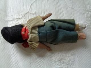 アンティーク　ドイツ　パピエマルシェ　ドール　レトロ　人形　ビスクドール ドイツ ビスクドール - 西洋骨董・アンティーク レース・ドール