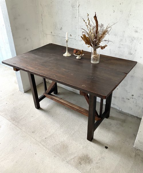 味のある木製テーブル[古家具] - 骨董・アンティーク・ヴィンテージ 