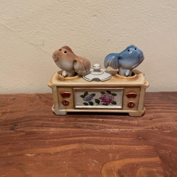 ビンテージ アンティーク デッドストック オーロラ 陶器 アクセサリー 保管 英国銀器【シルバープレート】ティーサービス（ティーポット