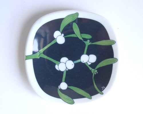 スウェーデンRörstrand製ミニ絵皿の画像