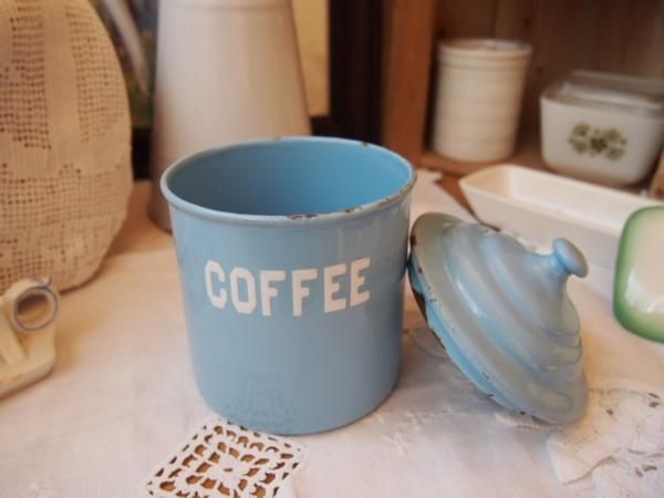 イギリスアンティーク キャニスター(COFFEE) - ANTIQUE LEAVES イギリスアンティーク キャニスター(COFFEE) - ANTIQUE LEAVES