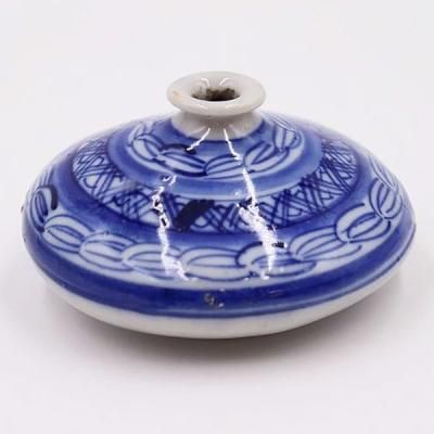 油壺 花の露 江戸時代 学芸の小部屋 色絵 花文 油壺 -戸栗美術館-