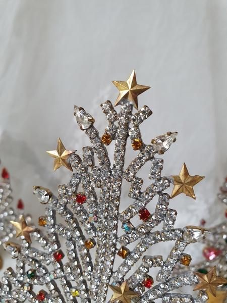 チェコ製手作りガラスクリスマスツリー