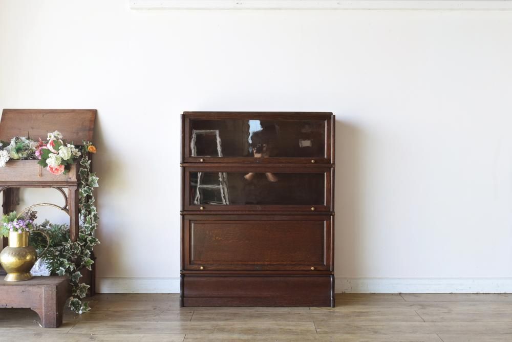 s32 Globe Wernicke社製 スタッキングブックケース - ANTIQUE LEAVES