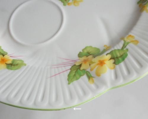 イギリスShelley製TV(スナック)セット - ANTIQUE LEAVES イギリスShelley製TV(スナック)セット - ANTIQUE LEAVES
