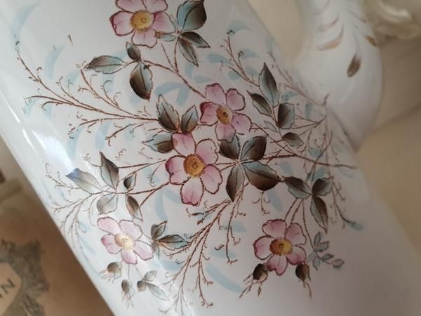 * antique mini ❀ 小さなお花柄 蓋付き ポット antique mini ❀ 小さなお花柄 蓋付き ポット antique mini