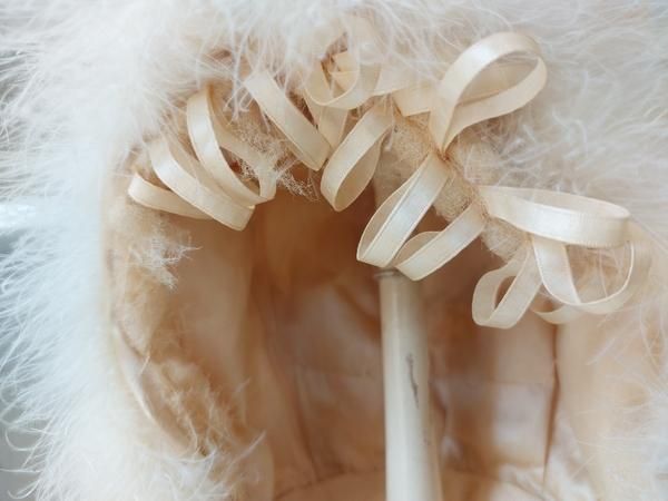 アンティークファー付ボンネット - ANTIQUE LEAVES アンティークファー付ボンネット - ANTIQUE LEAVES