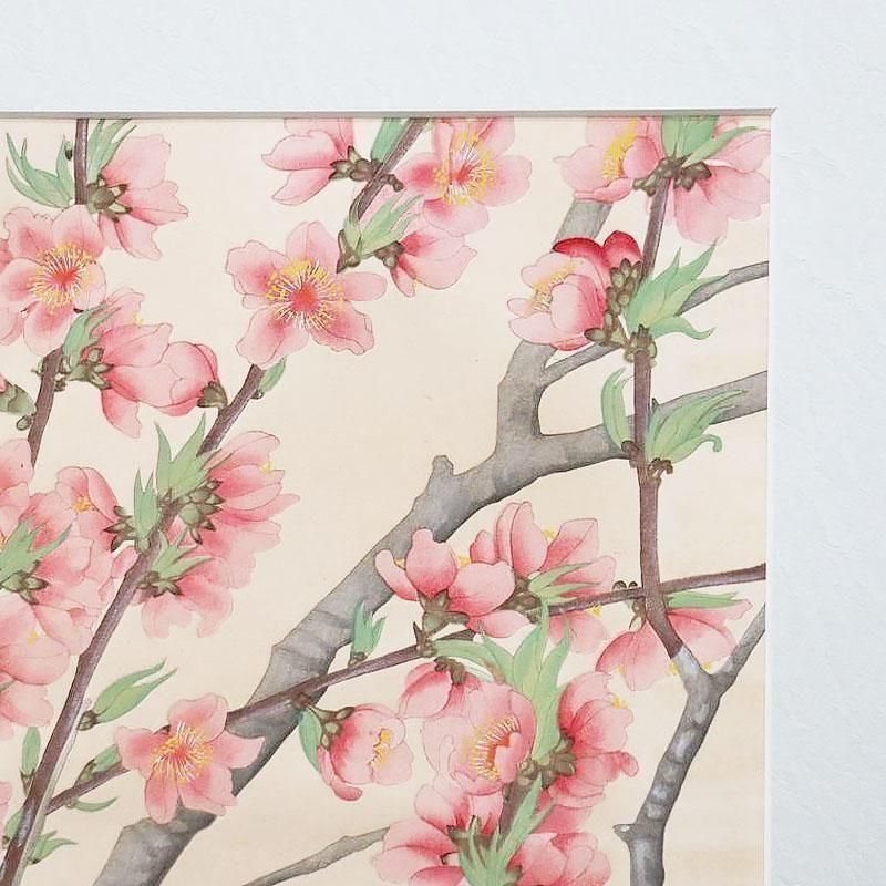 日本画 花の絵 版画　昭和レトロ　アンティーク 日本画 花の絵 版画 昭和レトロ アンティーク - メルカリ