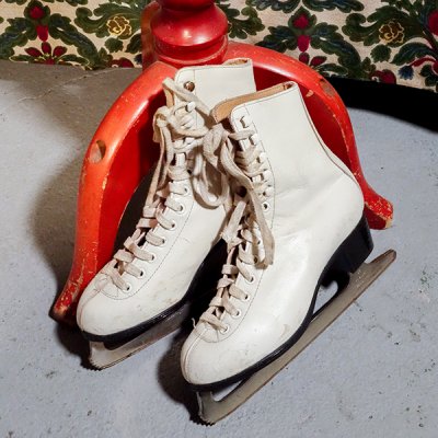 Vintage スケートシューズ ホワイト /t002の画像