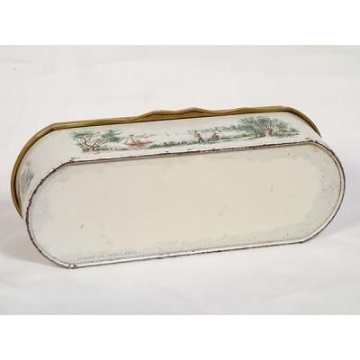 オランダ製 缶ケース ブリキ TIN缶 /t055 - ANTIQUE LEAVES オランダ製 缶ケース ブリキ TIN缶 /t055 - ANTIQUE LEAVES