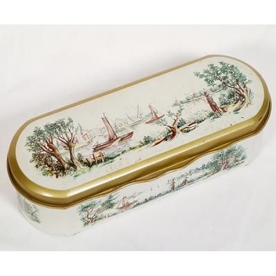 オランダ製 缶ケース ブリキ TIN缶 /t055 - ANTIQUE LEAVES