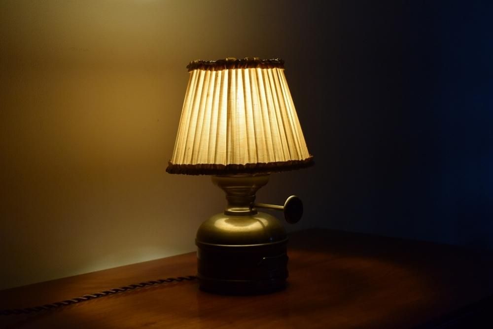 ヴィンテージ フランス 1940年代 真鍮製 1灯スタンドランプ