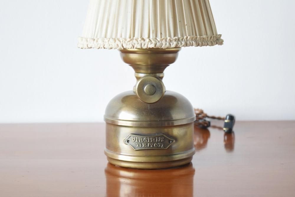 ヴィンテージ フランス 1940年代 真鍮製 1灯スタンドランプ