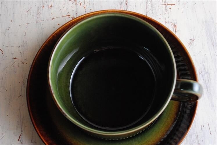 希少色！ スウェーデン製 Upsala Ekeby Gefle olive カップ