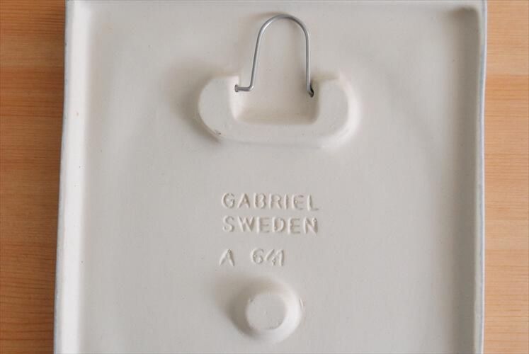 スウェーデン製 Gabriel ceramic 陶板 花 北欧 ウォールプレート スウェーデン製 Gabriel ceramic 陶板 花 北欧 ウォールプレート