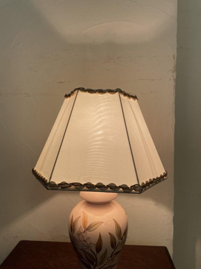 フレンチアンティークテーブルランプ 陶器製 - ANTIQUE LEAVES フレンチアンティークテーブルランプ 陶器製 - ANTIQUE LEAVES
