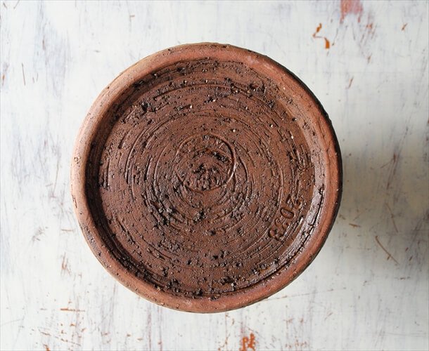 スウェーデン製 ヴィンテージ Laholm ラホルム ハート柄 陶器の花瓶