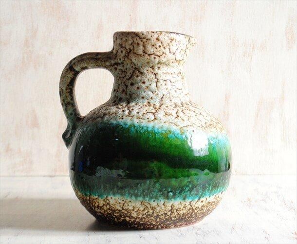 西ドイツ製 ヴィンテージ Bay Keramik 陶器の花瓶 花器 Fat Lava 西ドイツ製 ヴィンテージ Bay Keramik 陶器の花瓶 花器 Fat Lava