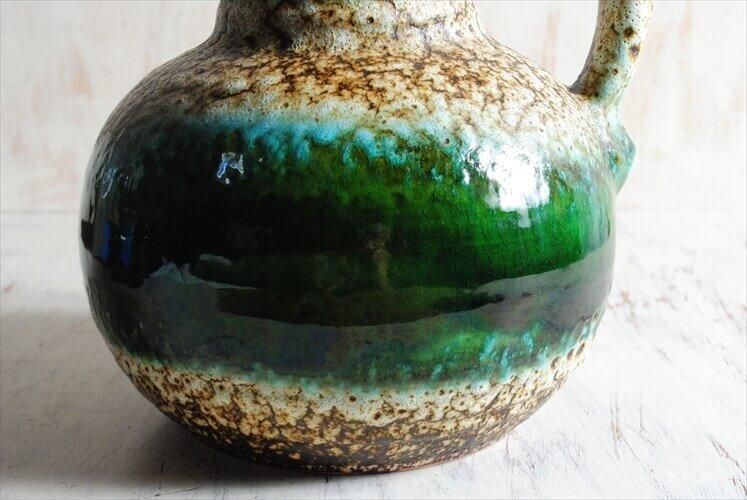 西ドイツ製 ヴィンテージ Bay Keramik 陶器の花瓶 花器 Fat Lava 西ドイツ製 ヴィンテージ Bay Keramik 陶器の花瓶 花器 Fat Lava
