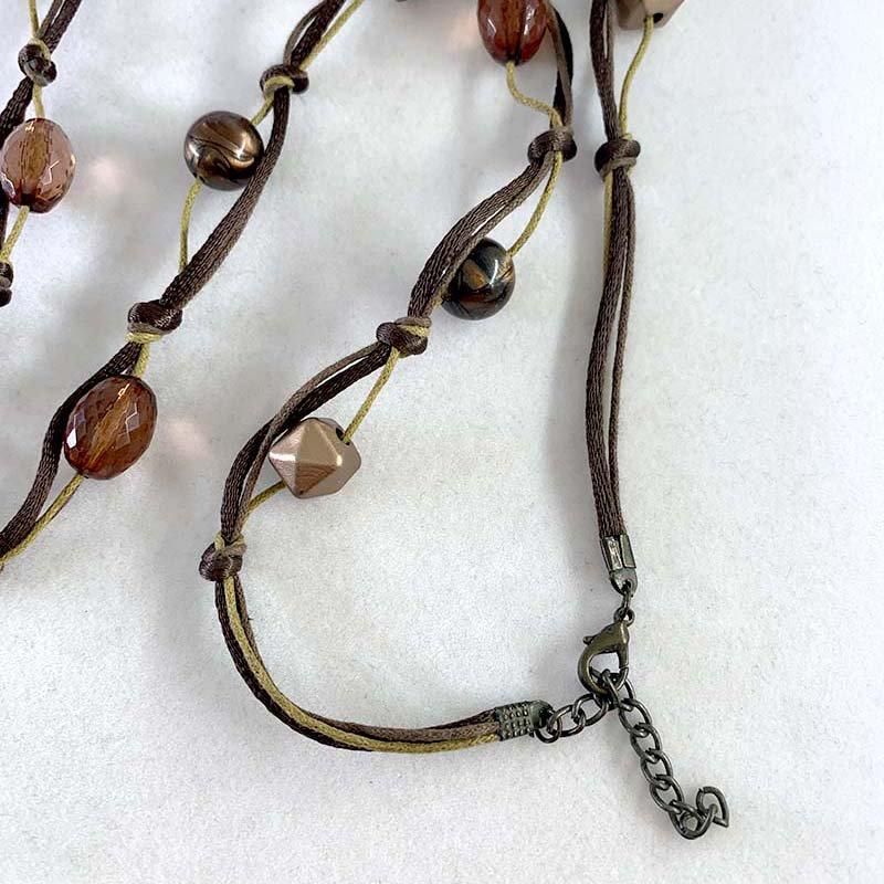 フランス製独特デザインビーズワイヤーペンダント