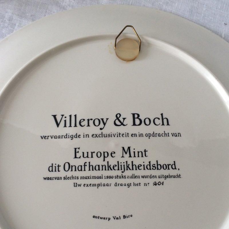 壁掛け絵皿 ビレロイボッホ プレートVilleroy & Boch - ANTIQUE 壁掛け絵皿 ビレロイボッホ プレートVilleroy & Boch - ANTIQUE