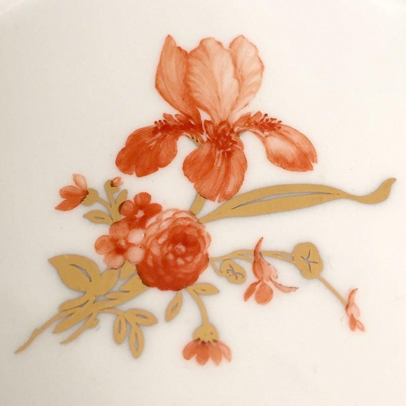 KPM野花描き新品ケーキプレート4種類