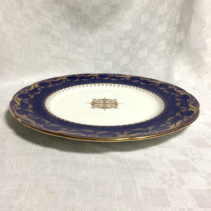 アンティーク英国製ミントン飾り皿華やかさ溢れる