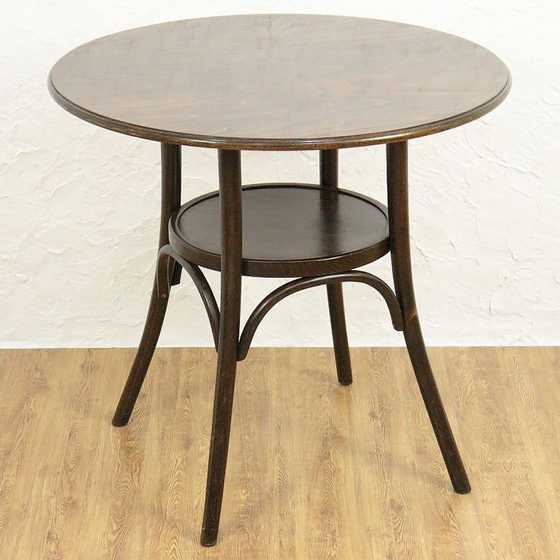 THONET トーネット 丸テーブル コーヒー カフェ ティーテーブル シンプル ミニマル ヴィンテージの画像