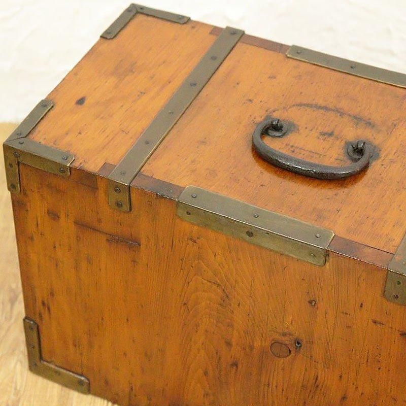 アンティーク 大正時代 杉製三段小引出し 小物入れ