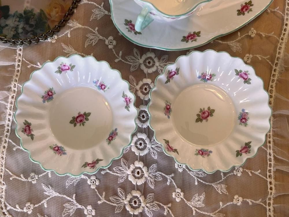 希少な英国製1940年代ローズバッドテニスセット