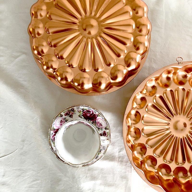 コッパーモールド お菓子焼き型 丸 フランス - ANTIQUE LEAVES コッパーモールド お菓子焼き型 丸 フランス - ANTIQUE LEAVES
