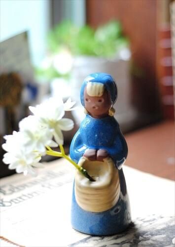 スウェーデン製 Jie Gantofta 陶器 フラワーガール 花瓶 スウェーデン製 Jie Gantofta 陶器 フラワーガール 花瓶