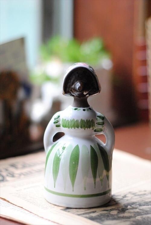 スウェーデン製 DECO 陶器 フラワーガール 花瓶 ジイガントフタ スウェーデン製 DECO 陶器 フラワーガール 花瓶 ジイガントフタ