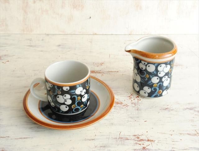 ヴィンテージ アラビア タイカ クリーマー フィンランド製 陶器