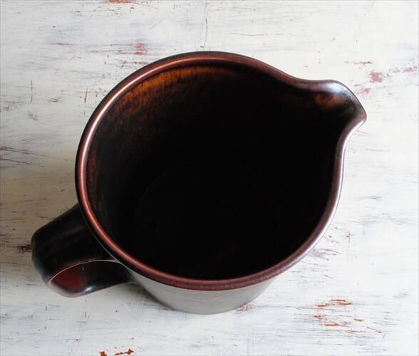 【ARABIA】　Ruska 持ち手付きピッチャーボウル ARABIA】 Ruska 持ち手付きピッチャーボウル