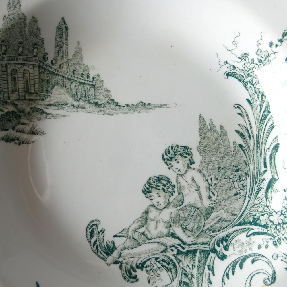 St Amand modèle《TRIANON》天使の深皿 - アンティークモール＆蚤の市