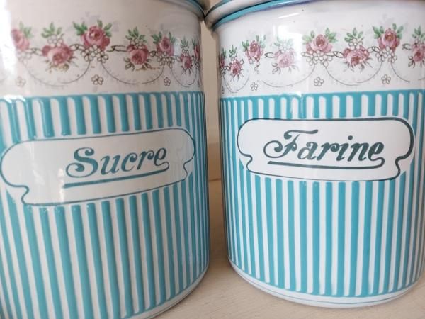 BBローズガーランド柄キャニスター - ANTIQUE LEAVES