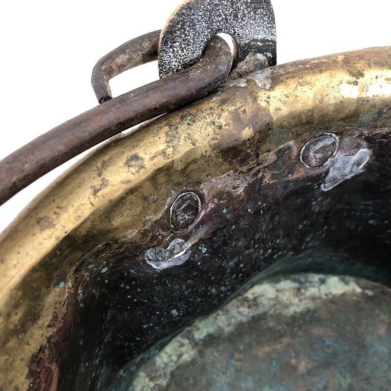 真鍮製バケツ キッチン・ガーデンで！ フランス蚤の市 - ANTIQUE