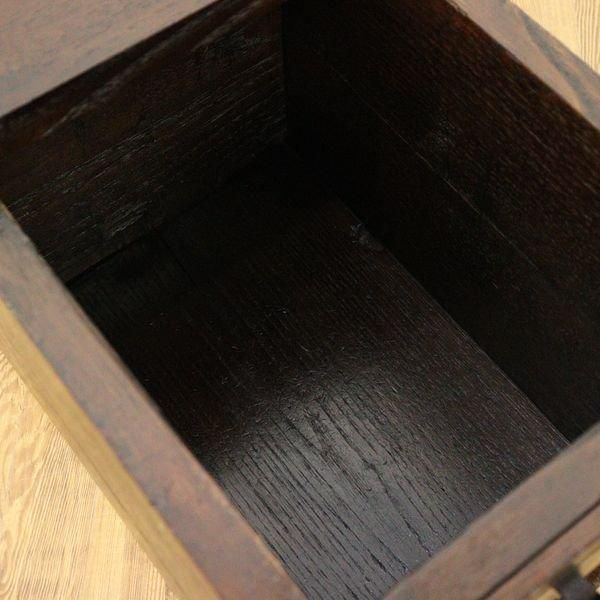 アンティーク 明治 大正 銭箱 銭函 マス付き 商家の骨董品