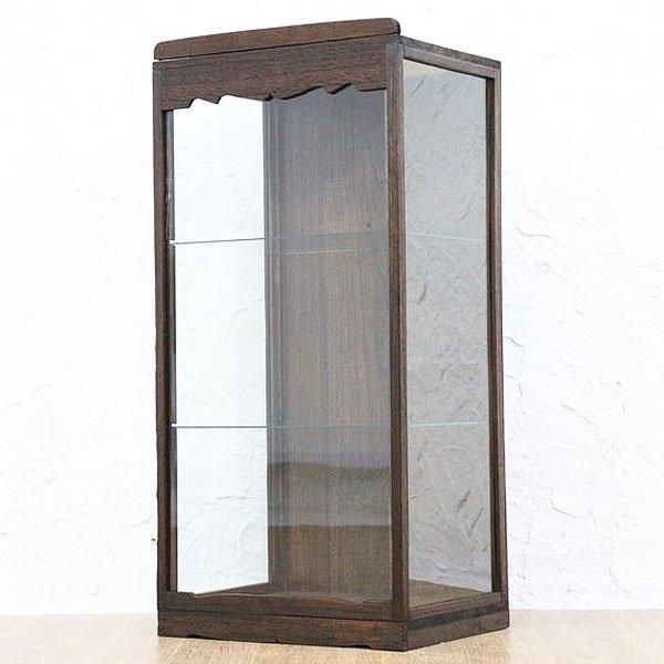 和風 ガラス コレクションケース 大正昭和アンティーク