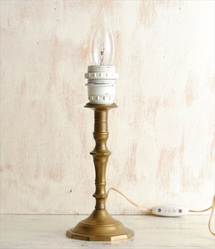フランス買い付け 真鍮ベース デスクライト 照明 テーブル ランプ ヴィンテージ アンティークの画像