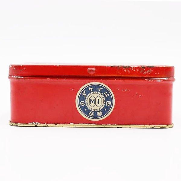 アンティーク 日本製 ブリキ缶 レトロ小物入れ 大正昭和期