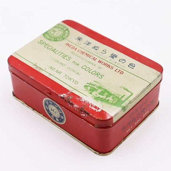 アンティーク 日本製 ブリキ缶 レトロ小物入れ 大正昭和期