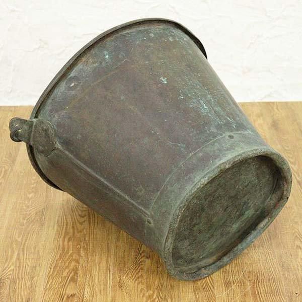 アンティーク古道具　銅製バケツ 銅製 バケツ アンティーク ヴィンテージ 雑貨 インテリア 日本の