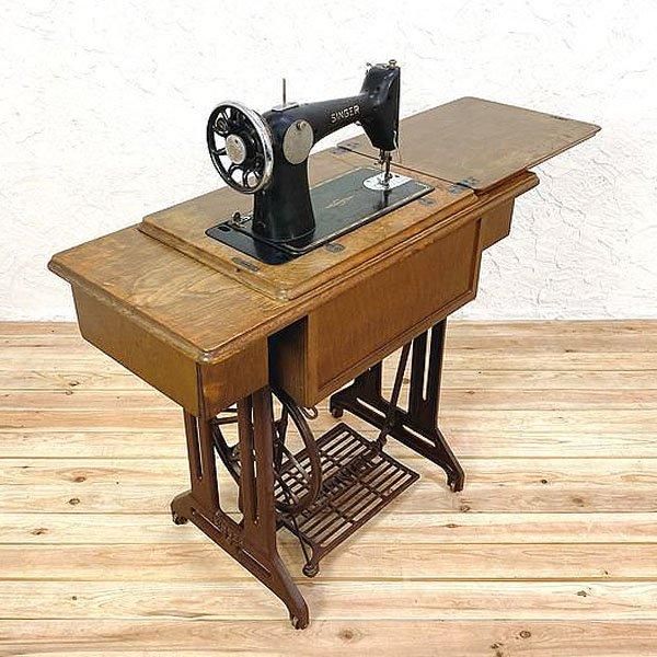 レトロ シンガーミシン 足踏みミシン 鉄脚 - ANTIQUE LEAVES レトロ シンガーミシン 足踏みミシン 鉄脚 - ANTIQUE LEAVES