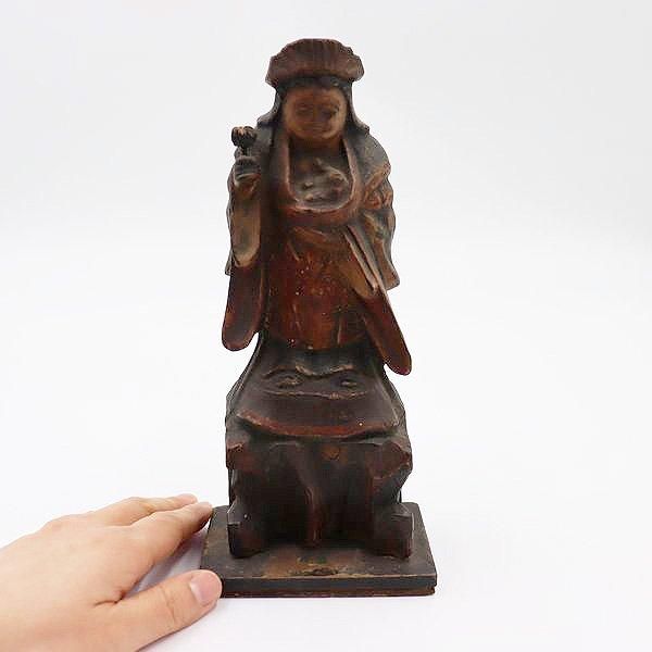 Amazon.co.jp: 【骨董】蔵出し時代物根付在銘吉川木彫り申FQ1107
