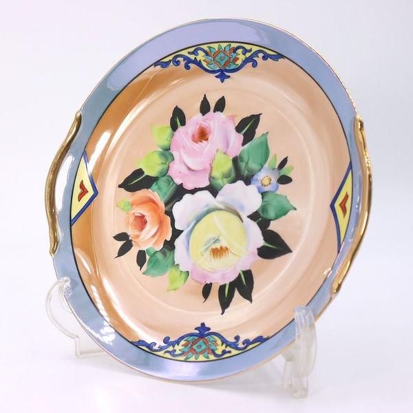 オールドノリタケ ラスター彩 デザートプレート(薔薇) - ANTIQUE オールドノリタケ ラスター彩 デザートプレート(薔薇) - ANTIQUE